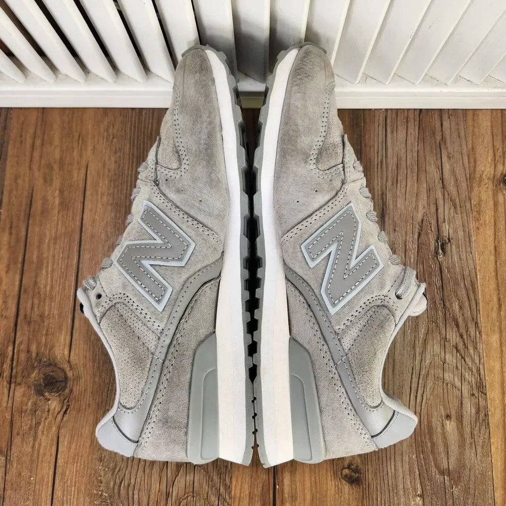 New Balance 696 Womens Sz 7.5 Gray Suede Athletic Running Sneaker Shoes WL696WPG